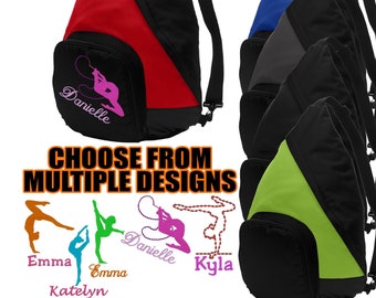 Personalized Gymnastics Sling Backpack | Custom Gymnastics Bag | Gymnastics Gift