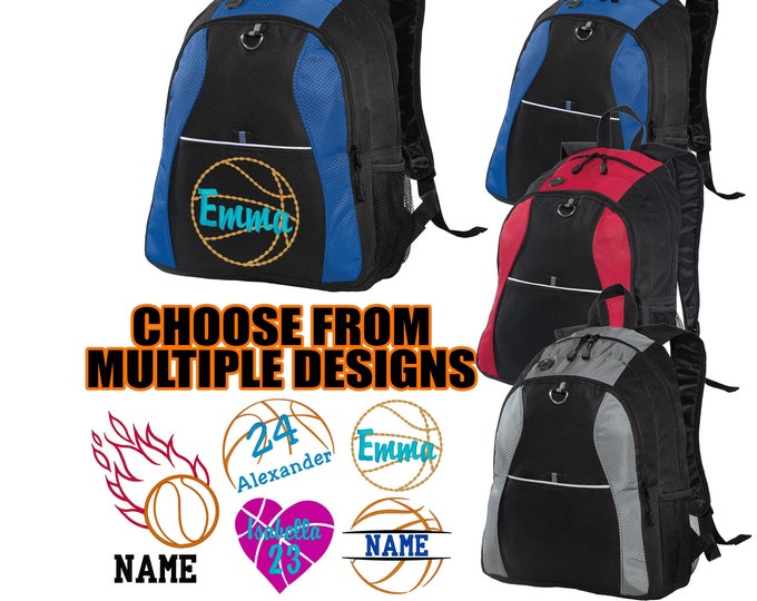 Personalized Basketball Backpack | Custom Basketball Bag | Basketball Gift