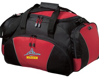 monogrammed sports bags