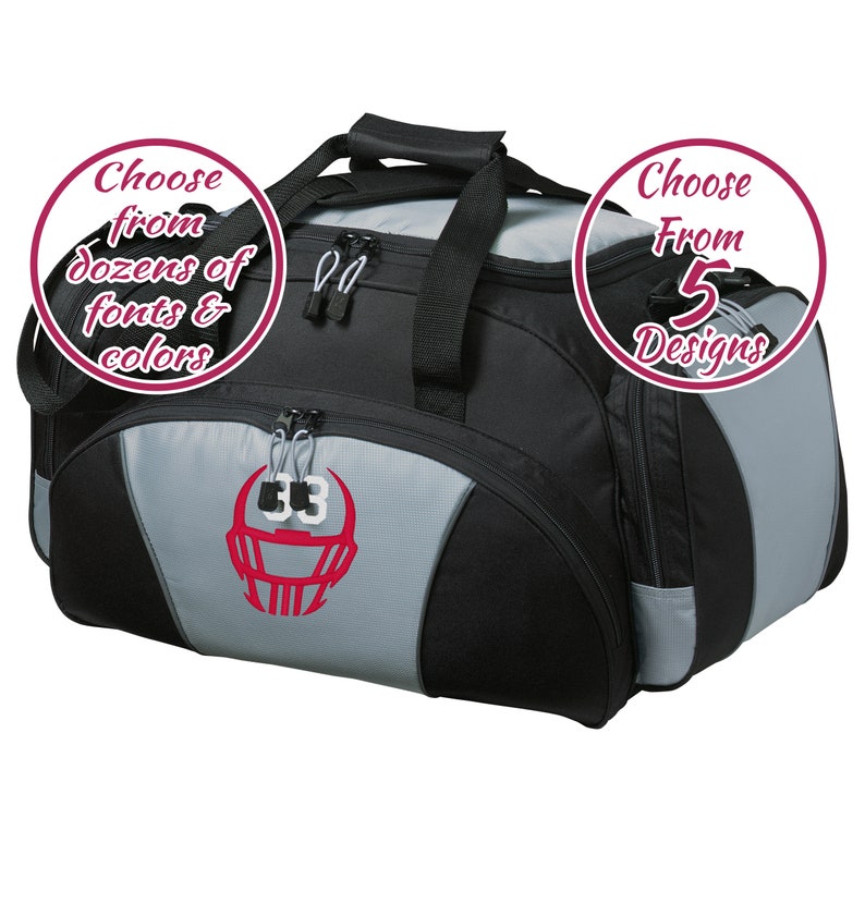 Personalized Football Duffel Bag Customized Football Bag Etsy