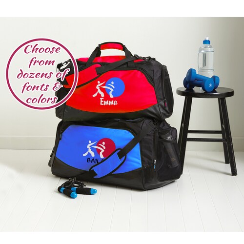Personalized Karate Bag Martial Arts Duffel Bag Kids Duffle Etsy