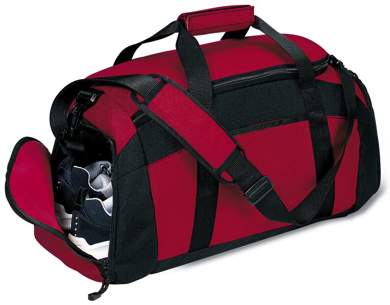 Personalized Duffel Bag With Shoe Compartment Custom Gym Bag Etsy