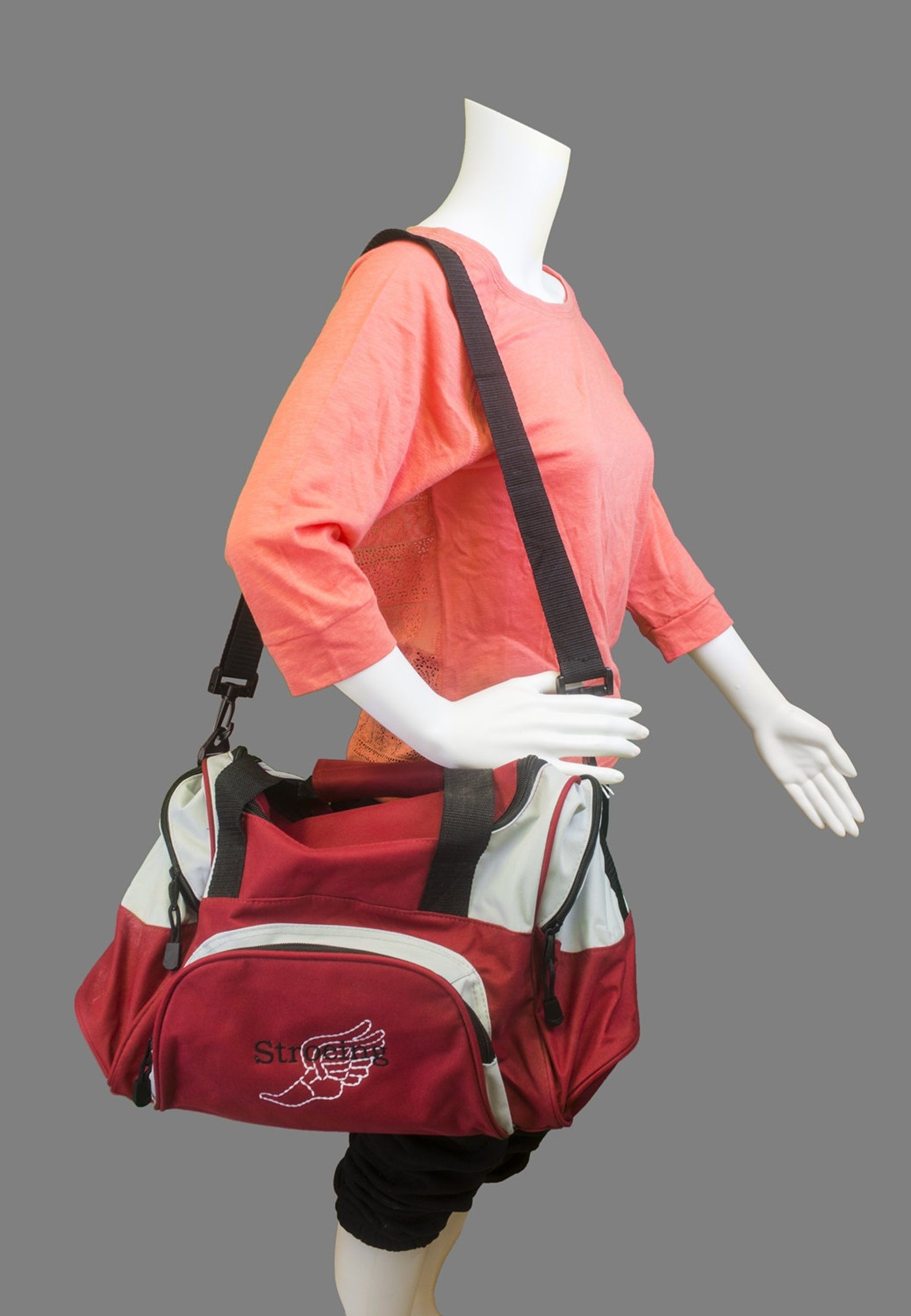 personalized ballet shoes small sport duffle gym bag with free personalization & free shipping bg990s