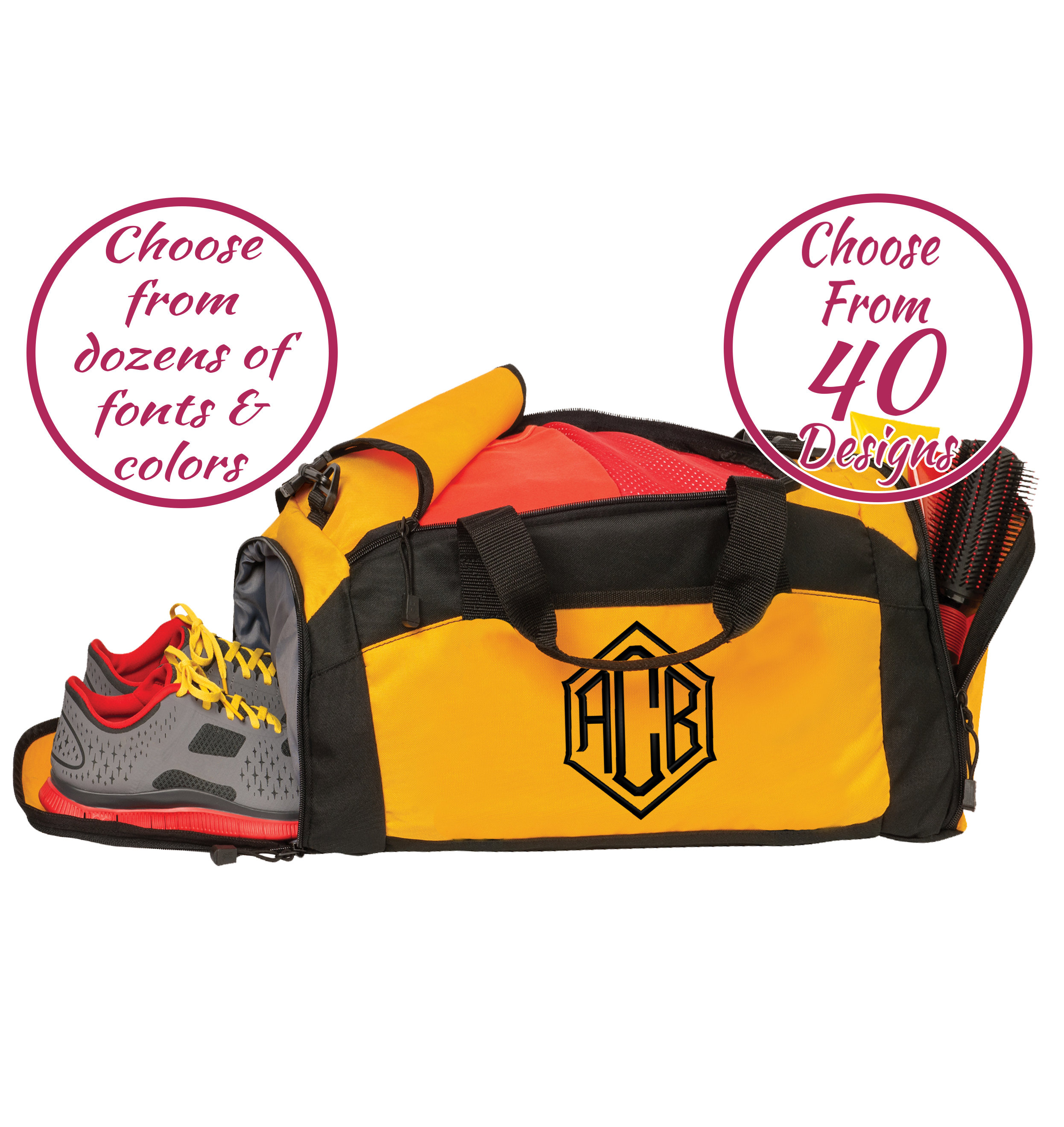 gym bag with shoe compartment australia