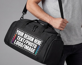 Custom Logo Duffel Bag for Athletes, Gym, Travel or Practice