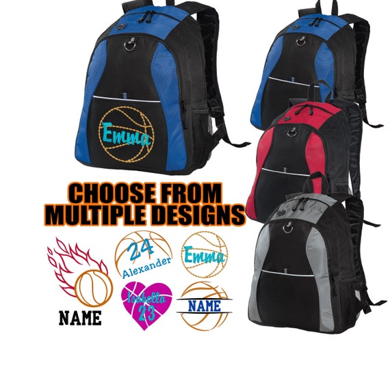Personalized basketball backpacks deals