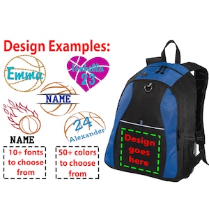 personalized basketball bag