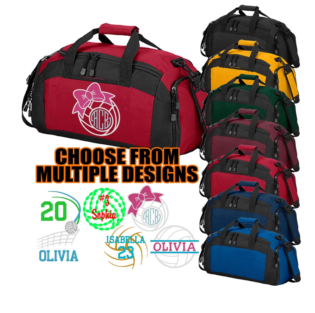 Personalized Volleyball Duffel Bag Custom Volleyball Gym Bag Etsy