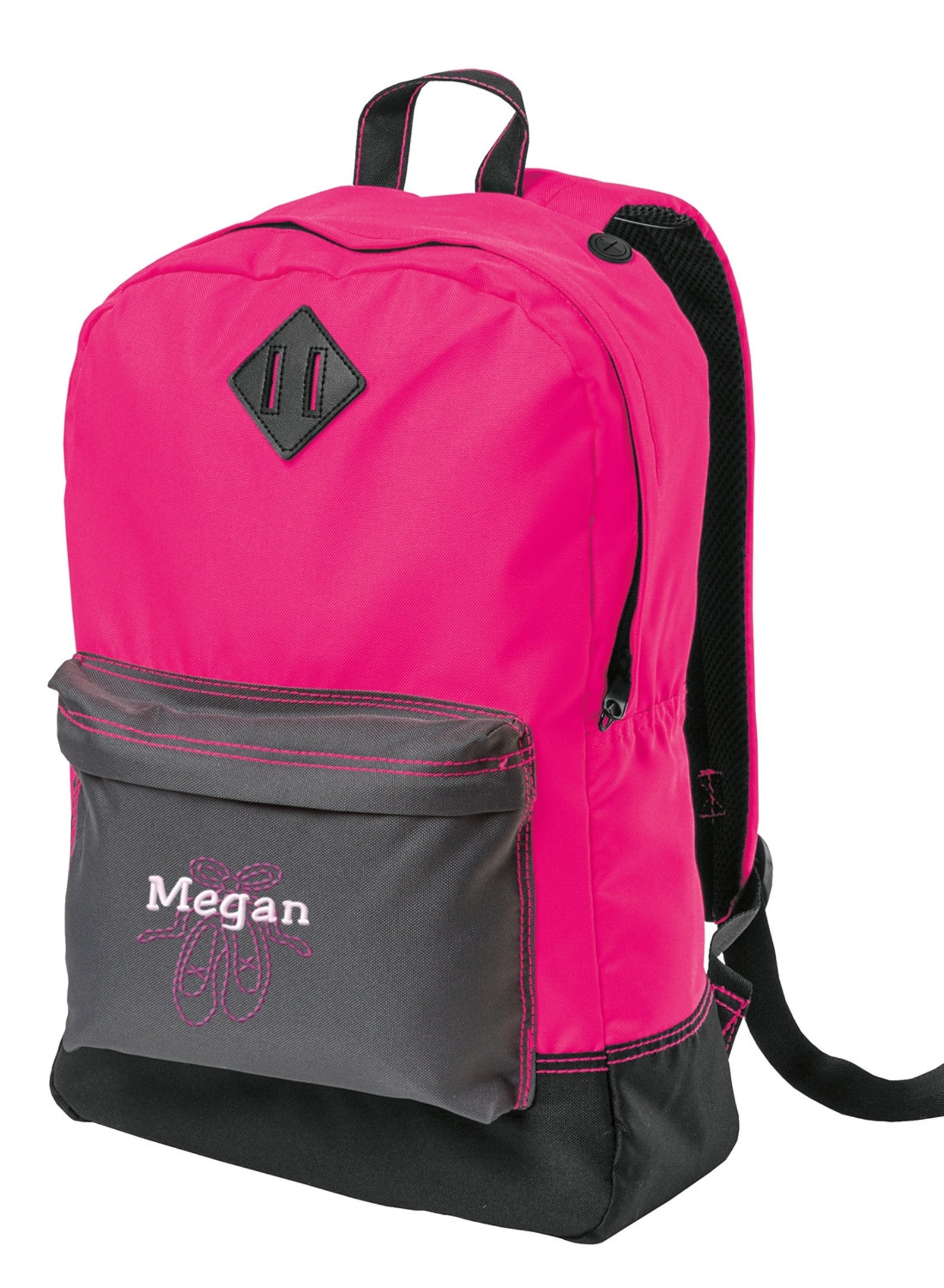 personalized ballet shoes retro backpack with free personalization & free shipping dt715 personalized ballet shoes retro backpack with free personalization & free shipping dt715