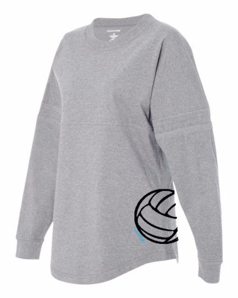 Volleyball Long Sleeve Shirt Volleyball Pom Pom Jersey Etsy