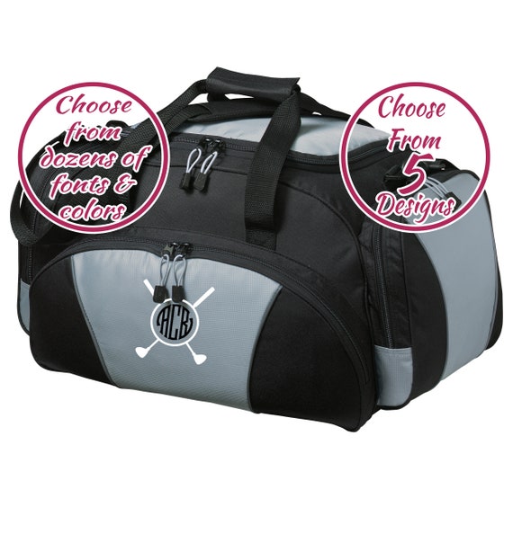 Personalized Golf Duffel Bag Customized Golfing Duffle Bag Etsy