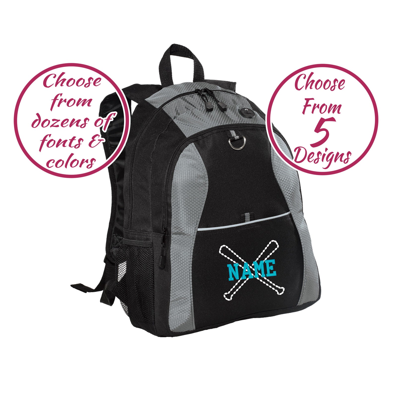 Personalized Softball Backpack Personalized Baseball Etsy