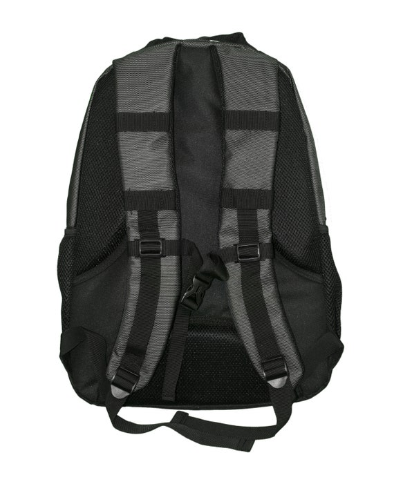 Dark Grey//Black//Shock Blue all about me company Polyester Xtreme Backpack Personalized Flip Flops Book Bag