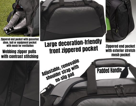 Custom Football Duffle Bag | Personalized Sports Gym Gear  display picture 1