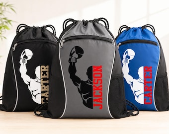 Boxing Gift Personalized Bag for Fighter Custom Name Sack