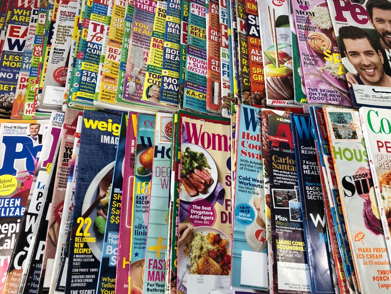 5 Craft Magazines Lot, Junk Journal, Collage, Mixed Media, Random Pick, Modern 1980s - 2020s, No Duplicates