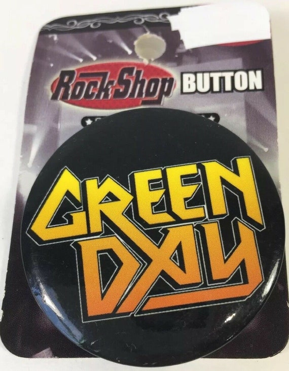 Set of three 1" Green Day pins/buttons band rock alternative punk 