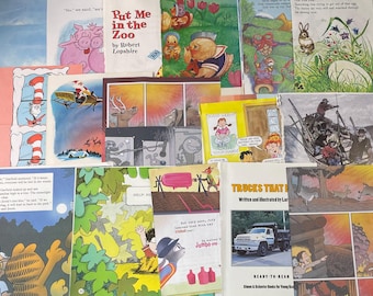 100 Vintage Children's Book Pages - Ephemera for Junk Journals