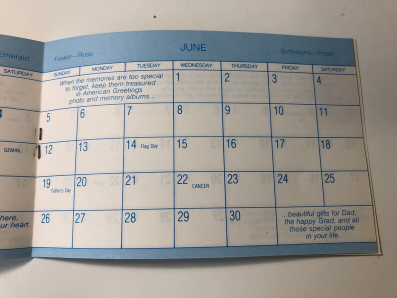 Vintage Ziggy Calendar 1983 Date Book Special Days to | Etsy