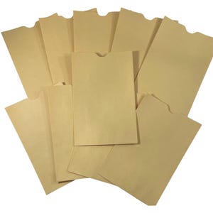 10 Manilla-enveloppen blanco lege ongebruikte bergingskaarten maken DIY papier ambachten Junk Journal Smash Scrap Book