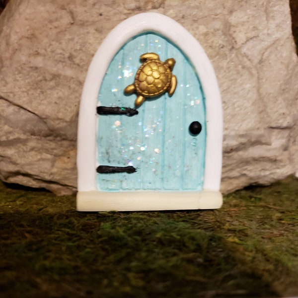 Nautical Fairy door, Sea Turtle, Beach