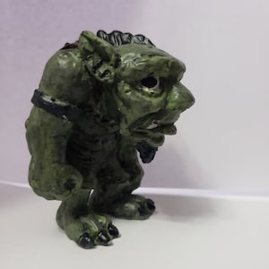 Ogre Statue for garden, Miniature garden statue,Trolls  Fairy Gardens