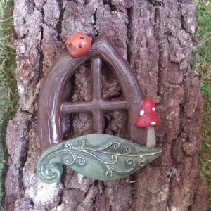Window for Fairy house, Gnome house fairy Gardens