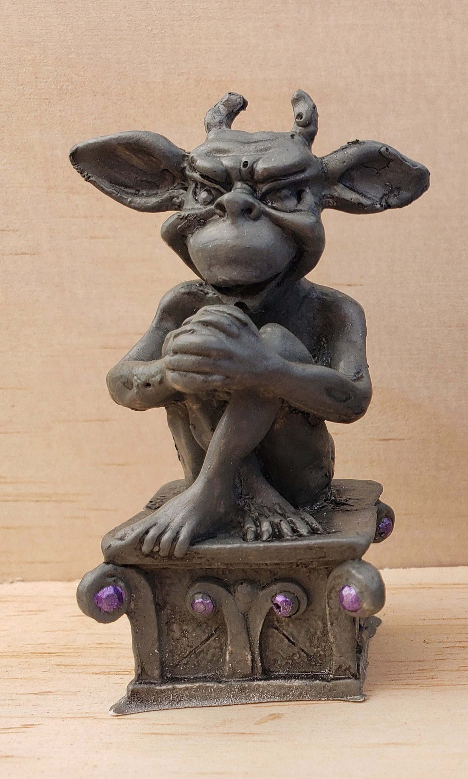 Small Gargoyle Statue Etsy