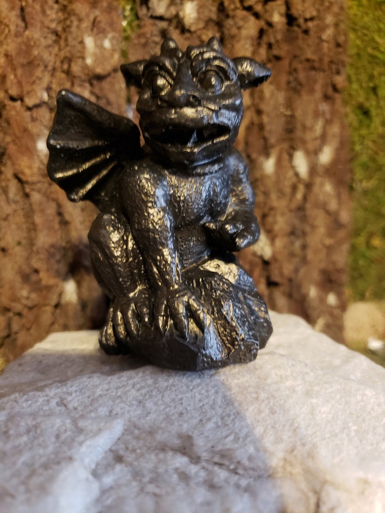 Small Gargoyle Statue Etsy