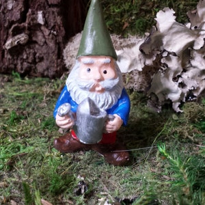 Gnome Statue,Mini Garden decor, Fairy Garden Gnome, for fairy gardens