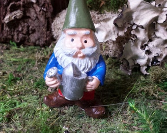 Gnome Statue,Mini Garden decor, Fairy Garden Gnome, for fairy gardens