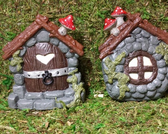 Fairy door and window, Gnome door, mouse door, and window set