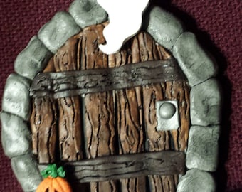 Halloween Fairy Door/ Gnome door