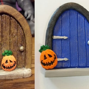 Halloween Fairy door for Miniature Fairy Gardens