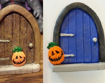 Halloween Fairy door for Miniature Fairy Gardens