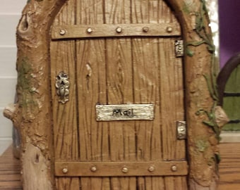 Puerta de hadas, Puerta de gnomo, Decoración de jardín, Jardines de hadas