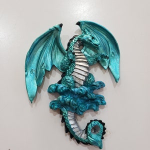 Dragon ornament, Dragon Hanging decoration, Dragon magnet, Hanging dragon, Water Dragon, Christmas Ornament