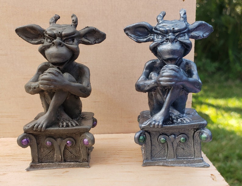 Small Gargoyle Statue Etsy