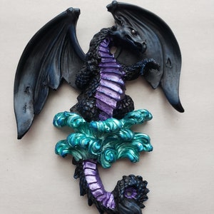 Dragon ornament, Dragon Hanging decoration, Dragon magnet, Hanging dragon, Water Dragon, Christmas Ornament