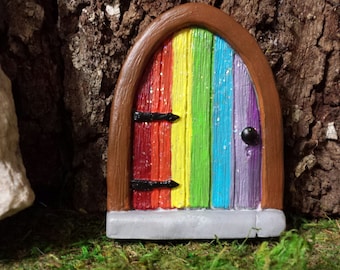 Fairy door, Gnome door, mouse door, Rainbow door