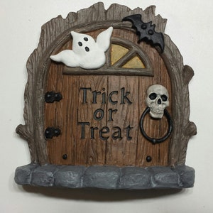 Halloween Fairy door, doorway to middle earth, spooky fairy door