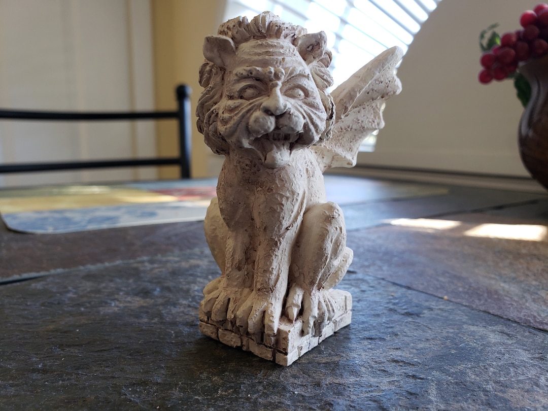Small Gargoyle Statue Etsy