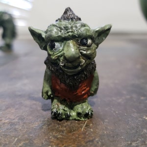 Ogre Statue for garden, Miniature garden statue, Trolls Fairy Gardens