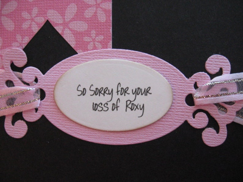 Sympathy It features a darling little Pug with glittery angel wings loss of Pug sympathy card personalize at no extra charge