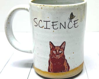 Science Shalom the Cat Mug