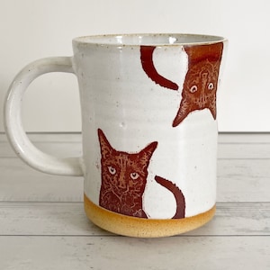 Bully's Cup- black cat coffe cup