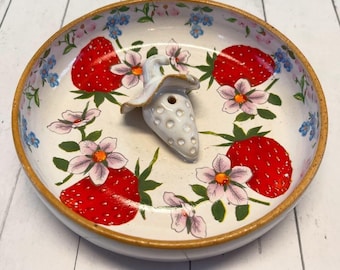 Strawberry Incense Plate