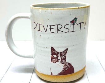 Diversity- Baby Jesus the Cat Mug