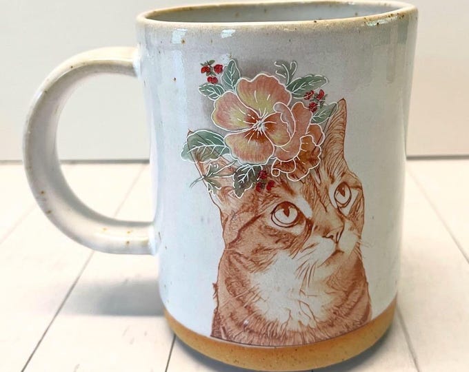 Featured listing image: Push Push's Darling Tabby Cat Mug