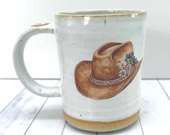 Hang Your Hat Cowboy Cowgirl Mug